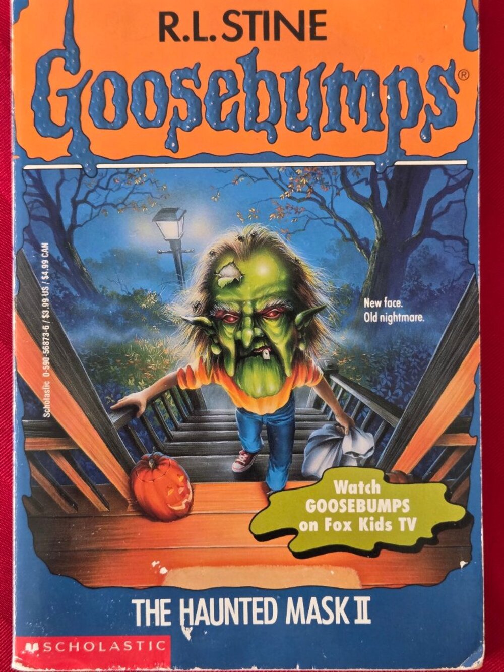 1995, FIRST EDITION, GOOSE BUMPS, THE HAUNTED MASK II BY R.L. STINE!!!